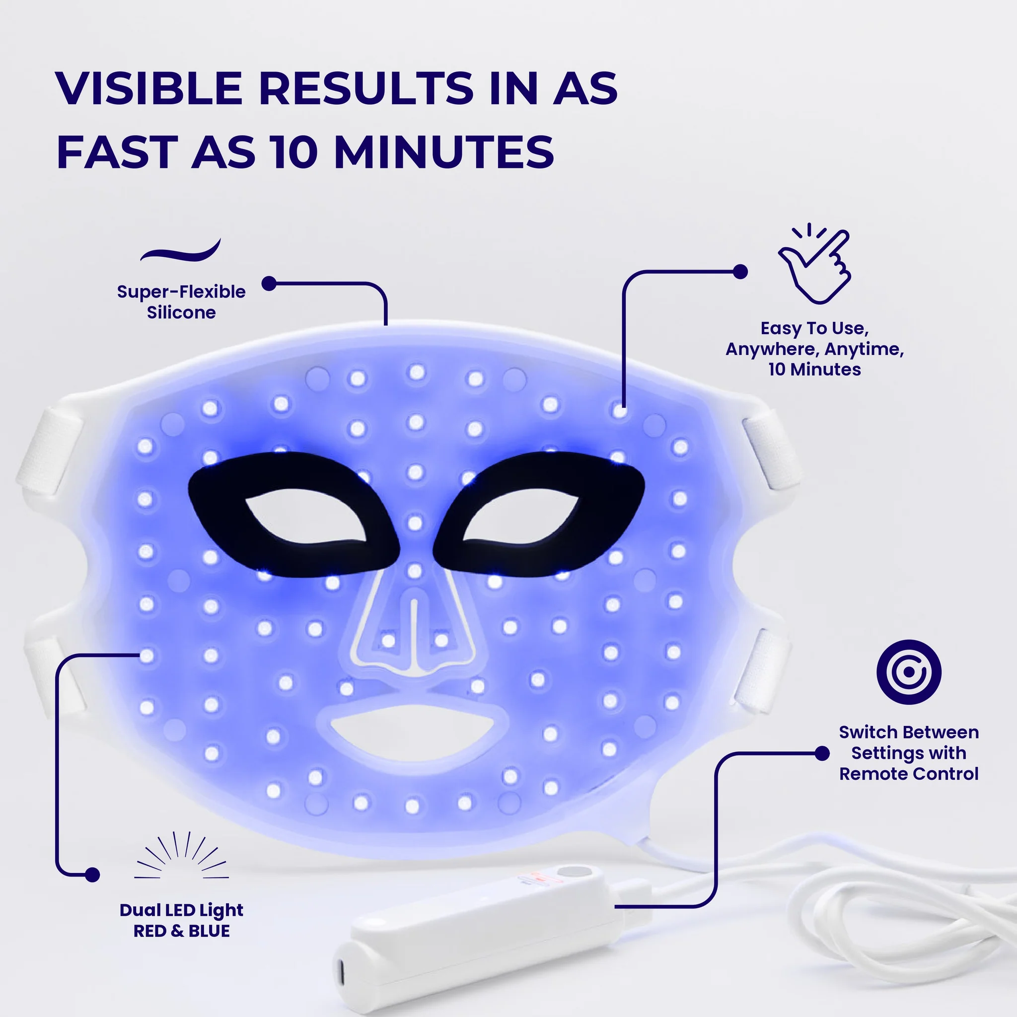 LUSTRE® ClearSkin Revive LED Mask